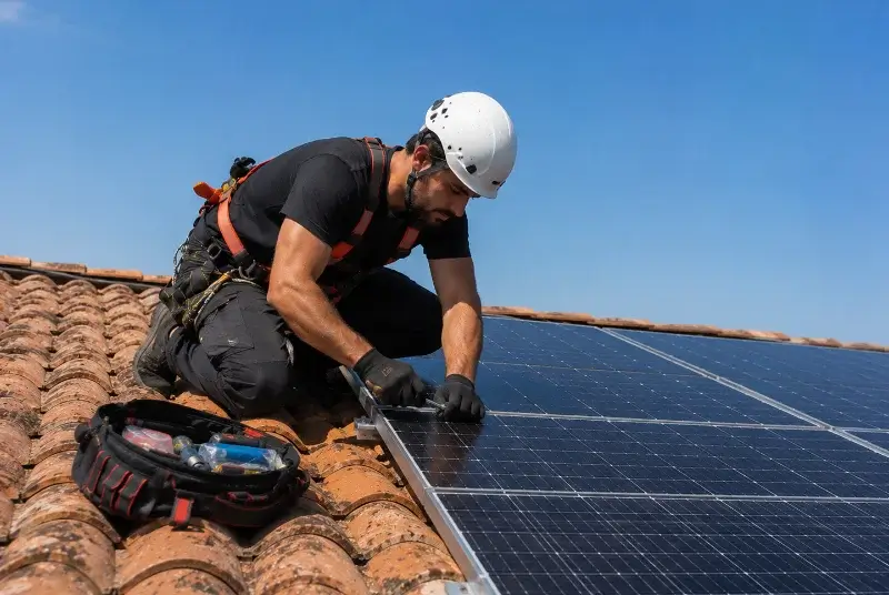 Maintenance et monitoring de panneaux solaires à Alénya