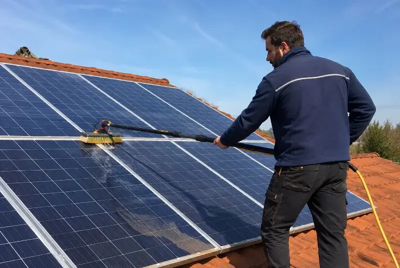Nettoyage et entretien de panneaux solaires à Alénya